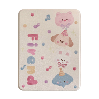 适用苹果平板套卡通涂鸦小动物