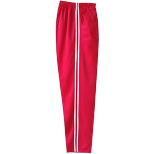 匆匆那年校服初中高中大学生班服男女网红同款运动服红色校服套装