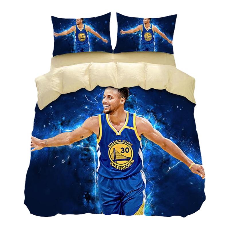 NBA篮球科比詹姆斯纯棉床品4件套