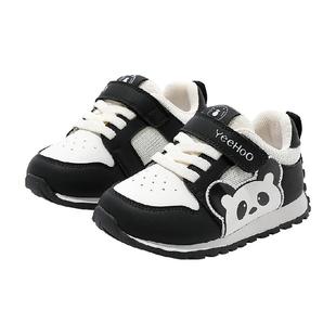 英氏童鞋儿童运动鞋2025秋冬季新款熊猫鞋男童跑步鞋女童休闲鞋鞋