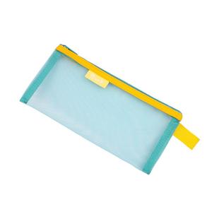 网纱笔袋透明考试专用大学生考研女简约大容量男网眼网格ins日系铅笔袋女生高级感小学生用初中生文具袋女孩