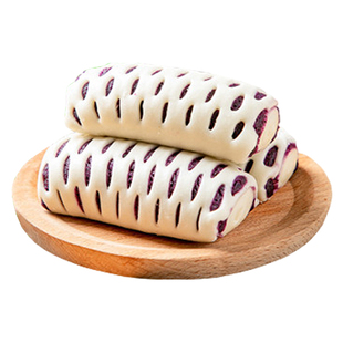 安井紫薯卷800g  广式早茶点心速冻面点儿童营养早餐馒头包子花卷