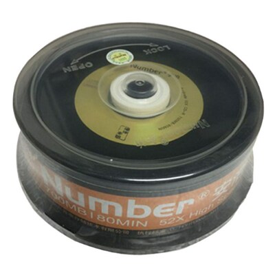 Number安泊黑胶CD-R刻录盘700MB