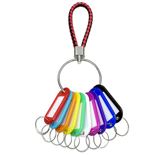 钥匙串钥匙盘带可标记牌房东包租婆钥匙圈钥匙扣收纳中介锁匙分类