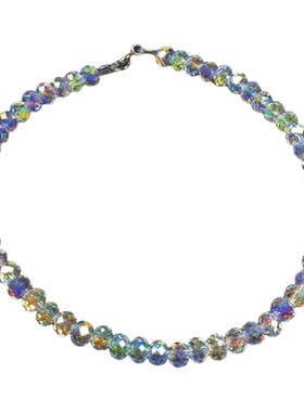 超闪极细水晶手链女款小众设计女生高级感叠戴简约闺蜜手串礼物