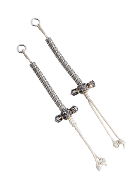 金刚铃隔珠丨琢匠原创设计文玩饰品925银隔片藏传手串diy配饰散珠