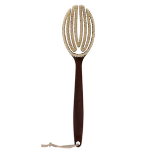 一刷多用真的香！长柄椰丝猪鬃毛洗澡刷背神器沐浴刷子干刷身体刷