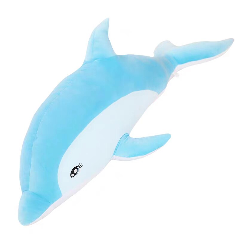 海豚公仔睡觉抱枕玩偶生日礼物