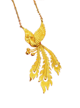 订婚假五金项链结婚三金套装