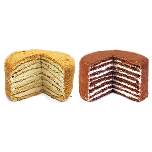 正宗俄罗斯风味提拉米苏 蜂蜜奶油千层蛋糕点网红零食品好吃包邮