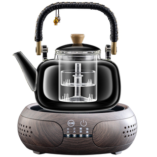 2024新款玻璃全自动蒸煮一体煮茶器泡茶壶养生烧水套装专用电陶炉