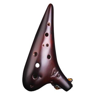 2025 风雅陶笛十二孔中音C调陶笛12孔AC陶笛初学演奏送教材