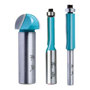 东成修边机刀头直刀带轴承圆底刀V型刀东城铣刀木工开槽刀雕刻刀