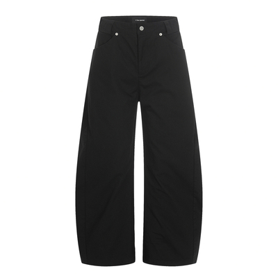 INKNOTS解构弯刀水洗工装阔腿裤