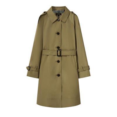 Scofield女装休闲翻领风衣外套