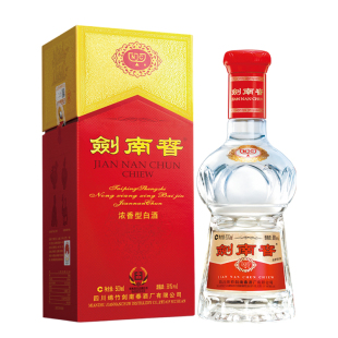 剑南春 38度水晶剑浓香型白酒500ml单瓶 宴请送礼