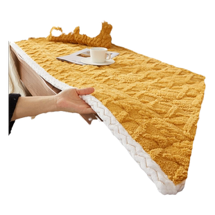 冬季沙发垫加厚毛绒坐垫子固定防滑红实木沙发垫子轻奢高级冬款