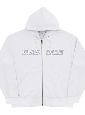 复古贴布反抓绒yardsale连帽衫
