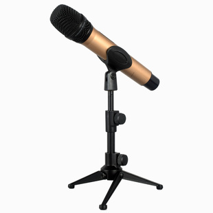 DEBOXINL桌面话筒支架金属可升降台式麦克风架子会议演讲直播咪架