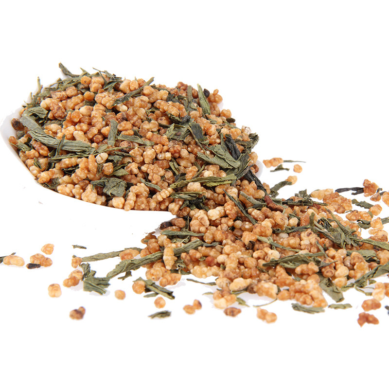 玄米茶花草茶叶新货优质炒米糙米熟青绿茶食解玄米粒烘焙清香泡茶