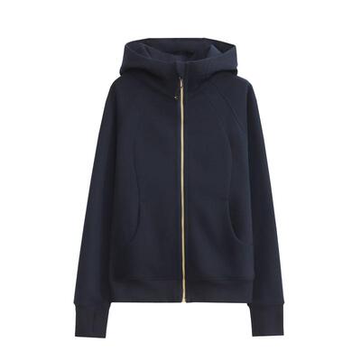 LuLu同款Scuba女士拉链修身款连帽衫秋冬加绒加厚保暖瑜伽服平替