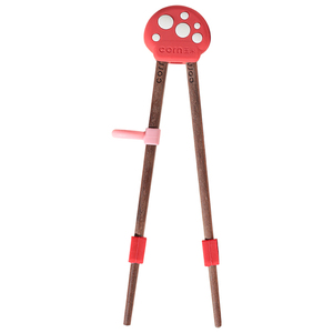 玉米儿童训练筷3岁6岁木质宝宝初学练习实木筷幼儿专用防滑硅胶