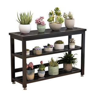 阳台花架2025新款铁艺不占空间室内多层植物角自然置物架可移动