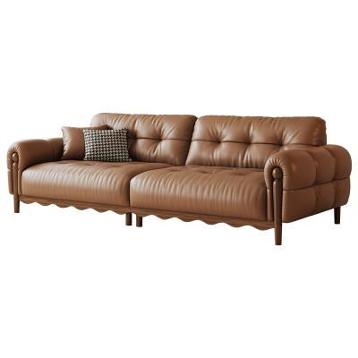 拉芙菲/LFF中古风真皮沙发