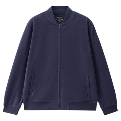 佐丹奴外套男装摇粒绒棒球领针织夹克外套 13075783