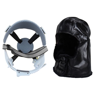 安全帽内衬内胆配件防寒保暖工地棉帽冬季棉内衬垫头盔内头套帽衬