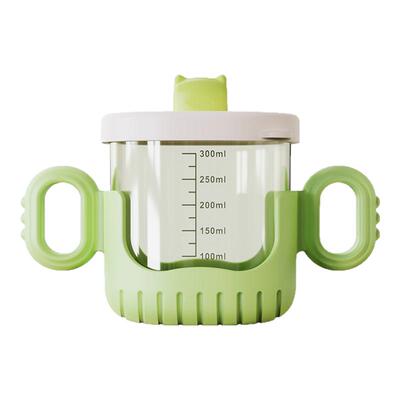 儿童水杯牛奶杯防摔刻度婴幼儿吸管杯宝宝家用喝水杯学饮杯米糊杯