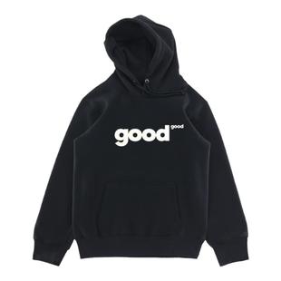 美式复古宽松卫衣good加绒卫衣男连帽五色休闲情侣款外套