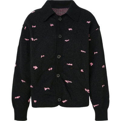 【38开门红】Ader Error 女秋冬提花针织棉质开襟衫