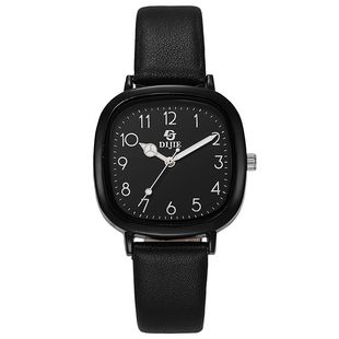 方糖女款手表初高中学生公务员静音考试电子时尚石英表腕表ins风