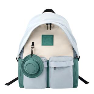 花间公主多喜乐撞色双肩包大容量学生党书包时尚轻便出游旅行背包