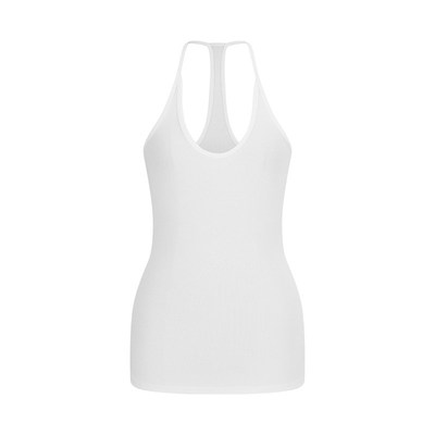 美背工字小吊带背心修身无袖上衣