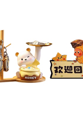 钥匙收纳玄关置物架摆件装饰品