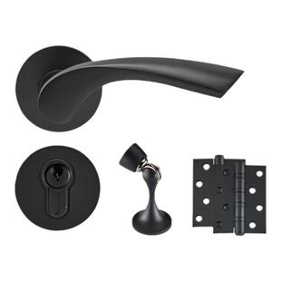 【限量特价】雅洁铝合金房门锁室内卧室家用通用型分体锁门锁2111