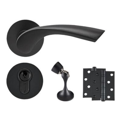 雅洁铝合金门锁室内美式分体锁具