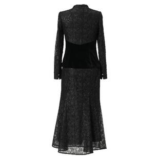 SUSSI/古色春商场同款蕾丝绣片鱼尾半身裙晚宴礼服中长款女装