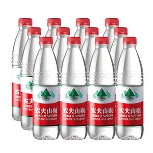 农夫山泉380ml/550ml*12瓶整提天然饮用水夏季弱碱性小瓶饮料饮品