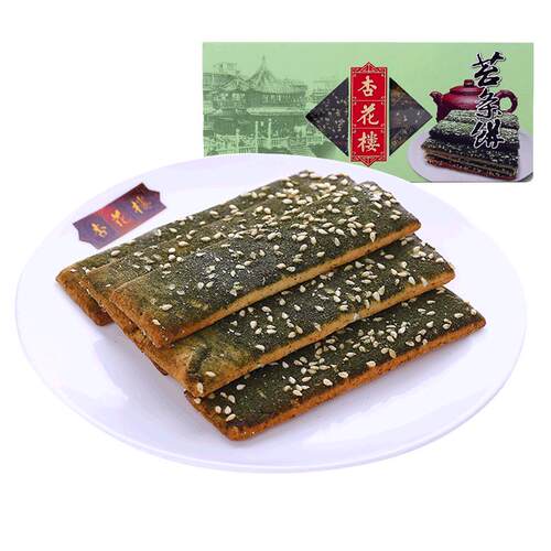 杏花楼中华老字号零食小吃苔条饼海苔饼干办公室点心200g