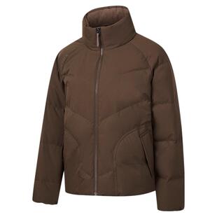 鸿星尔克羽绒服女款2025冬季新款女士好看面包服运动棉服夹克外套