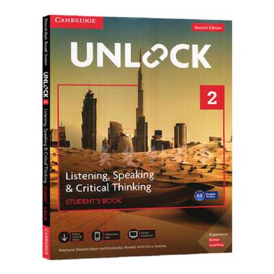 unlock第二版剑桥英语原版现货