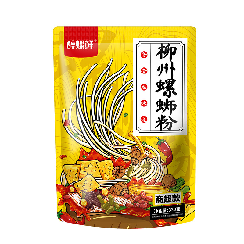 醉螺鲜螺蛳粉330g袋装广西正宗螺蛳粉大份量特色米粉宿舍速食夜宵