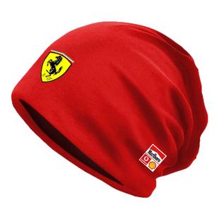 法F1拉利车队服方程式赛车勒克莱尔包头帽子男女骑行保暖套头棉帽
