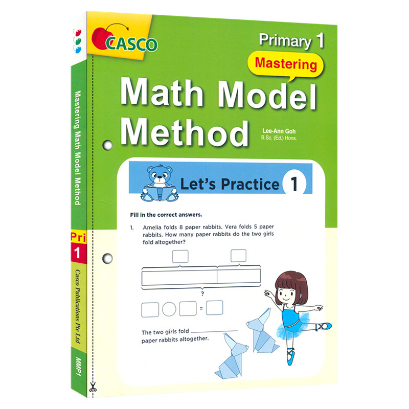 Casco Mastering Math Model Method Primary 1 新加坡数学 小学建模入门到精通 1年级 英文原版进口图书