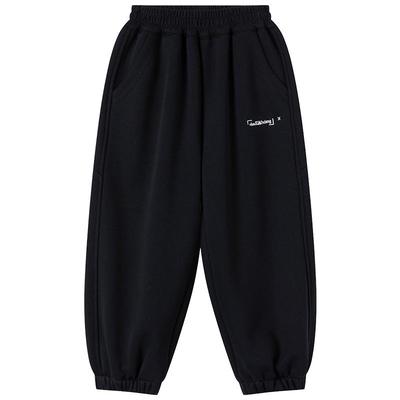 小象汉姆男童加绒运动长裤