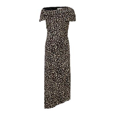 DVFMINI豹纹图案连衣裙