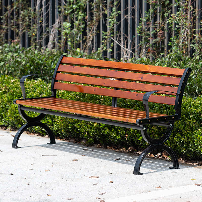 公园椅长椅户外椅子休闲座椅室外长条凳阳台庭院防腐实木塑木园林